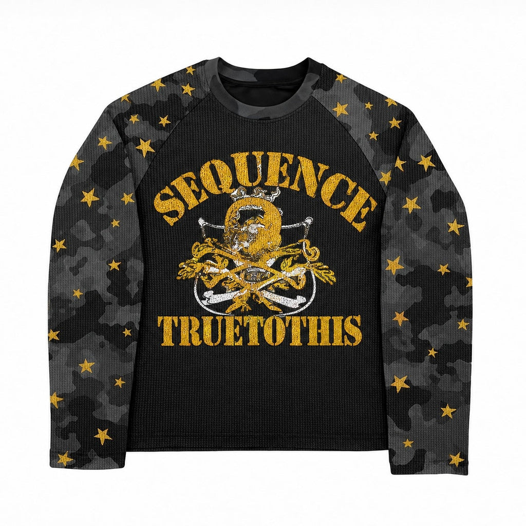 s03 'DARKSTAR' Waffle Knit Longsleeve