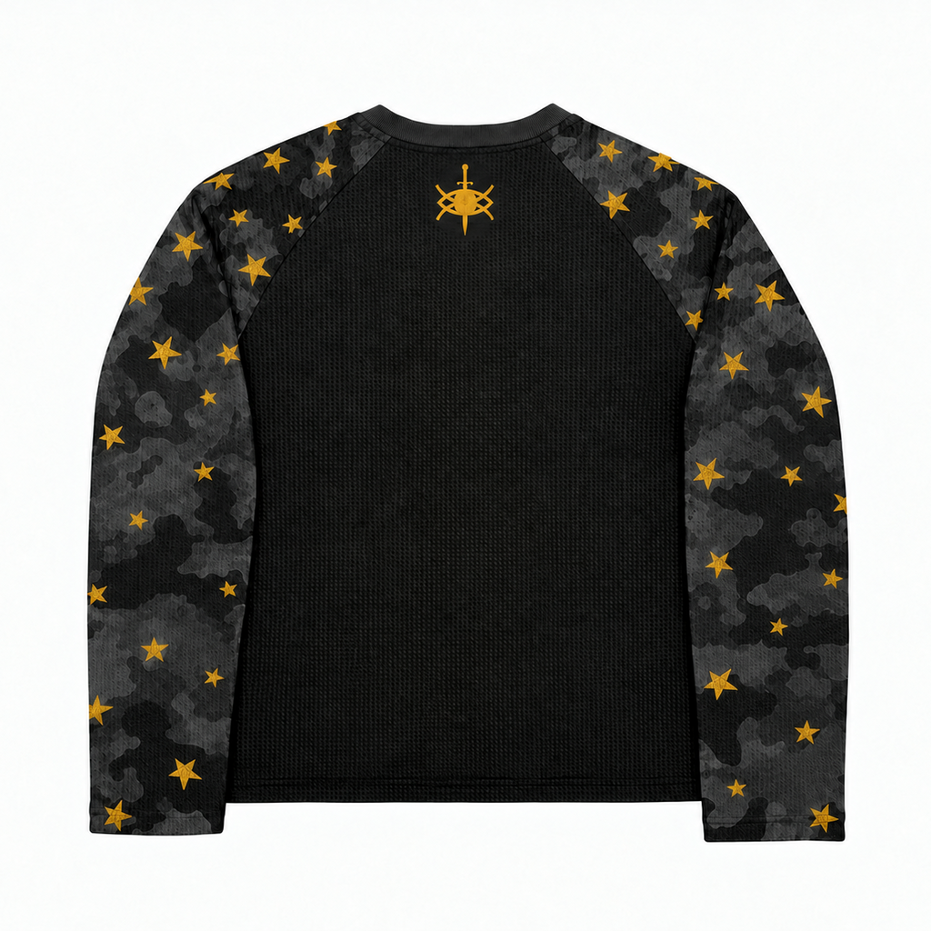 s03 'DARKSTAR' Waffle Knit Longsleeve