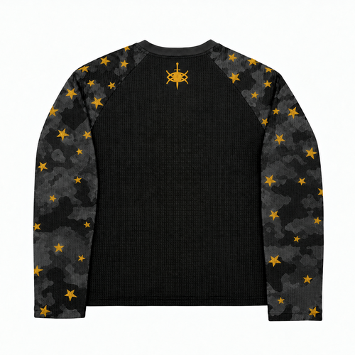 s03 'DARKSTAR' Waffle Knit Longsleeve